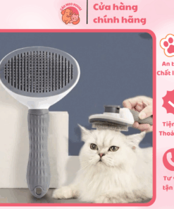 Lược Chải Lông Chó Mèo Có Nút Bấm Clean – Loại Bỏ Lông Rụng Hiệu Quả