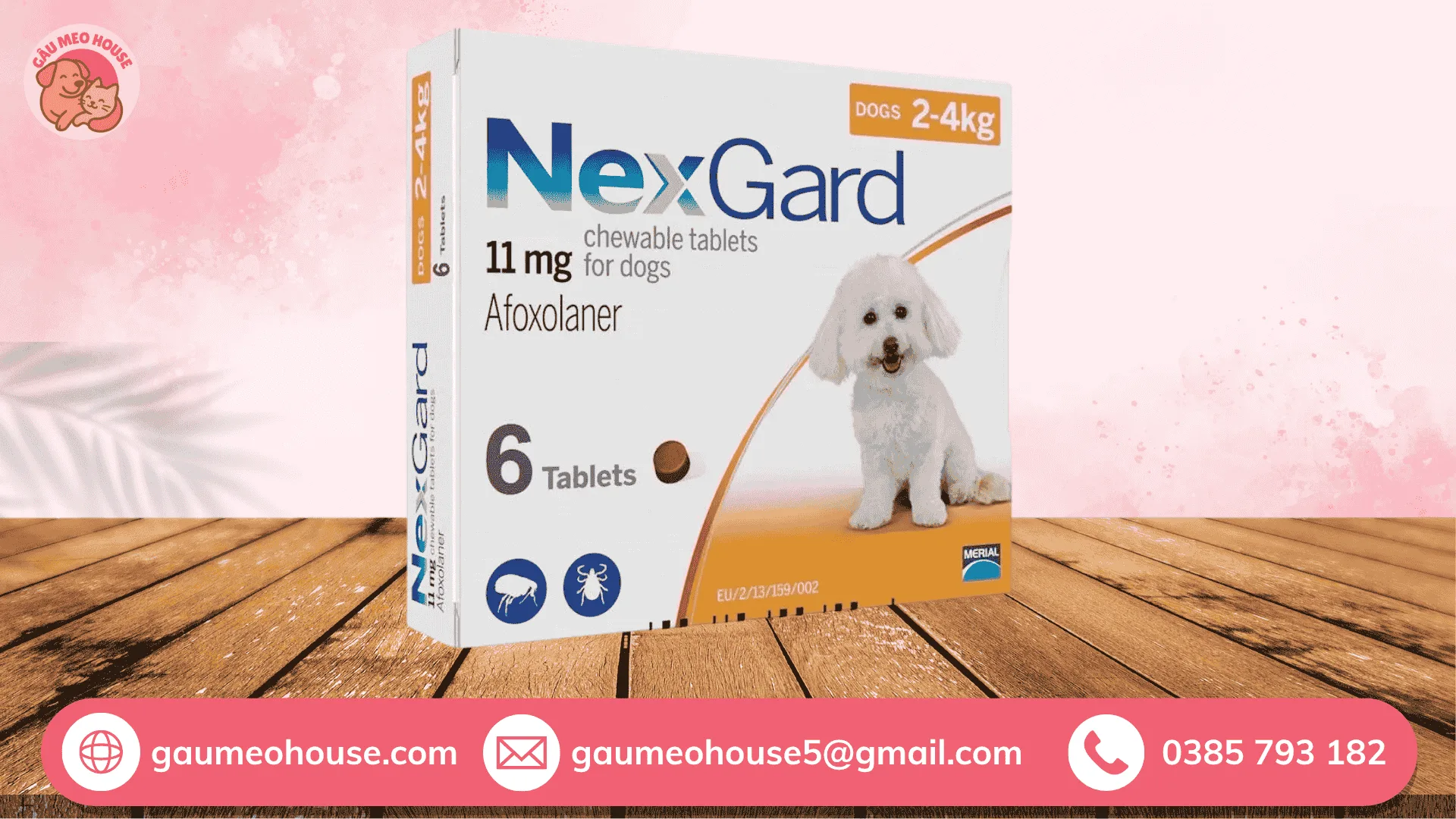 NexGard – Thuốc trị ve chó tận gốc