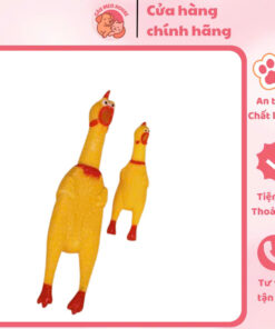 Đồ Chơi Gà Trống Cao Su, Phát Âm Thanh, Nhỏ Gọn, An Toàn Cho Thú Cưng