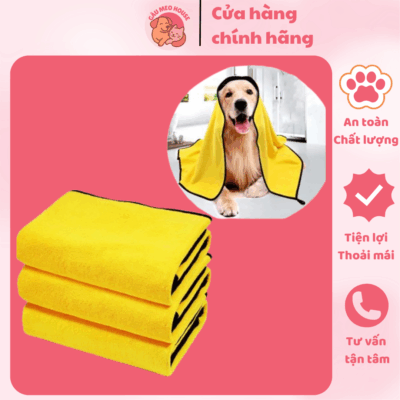Khăn Tắm Cho Thú Cưng