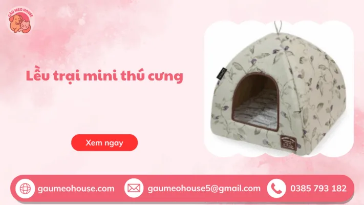 Lều Trại Mini Thú Cưng